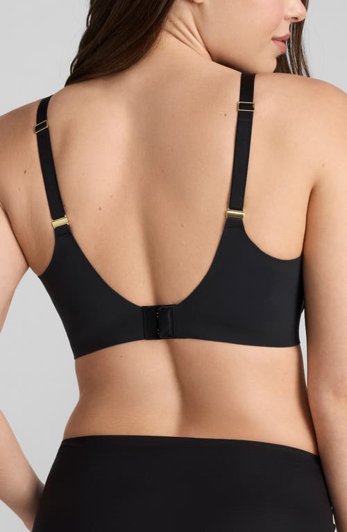 Honeylove Cloudembrace Wireless T-shirt Bra In Black