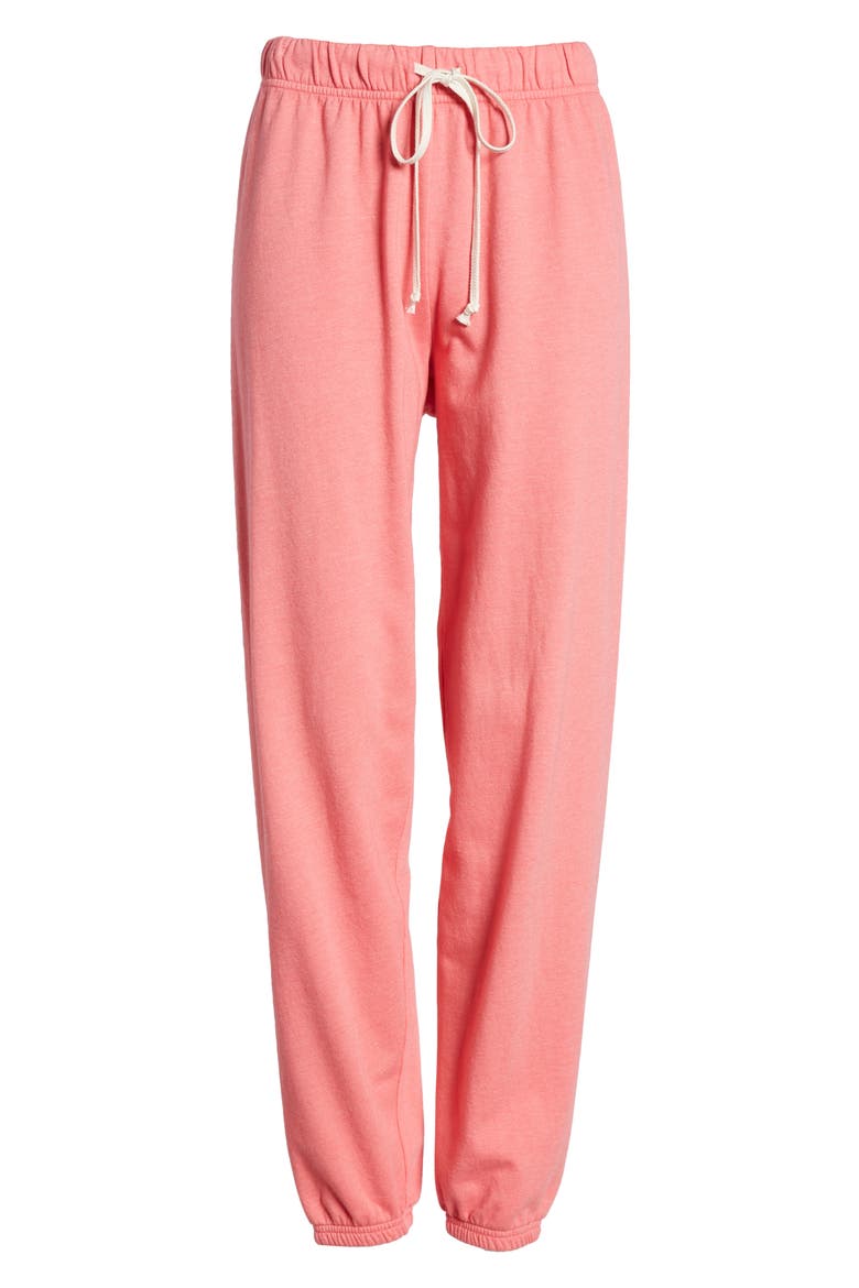 Boyfriend Sweatpants, Alternate, color, PINK DUNE