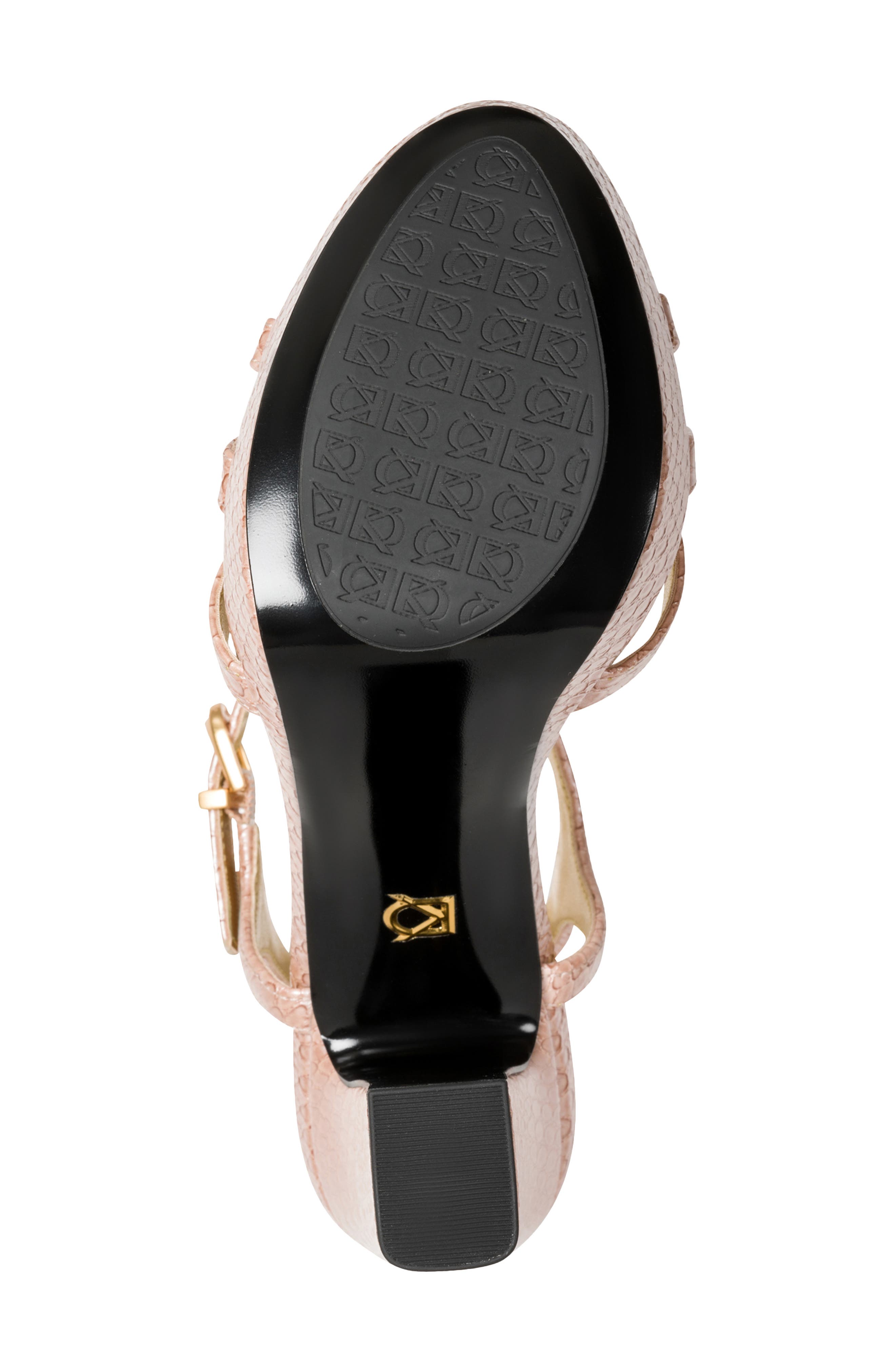 DKNY Spencer Ankle Strap Platform Sandal, Alternate, color, Snow Petal Blush