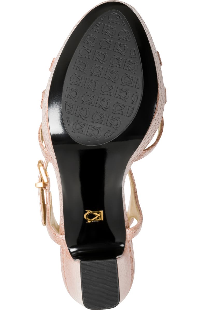 DKNY Spencer Ankle Strap Platform Sandal, Alternate, color, Snow Petal Blush