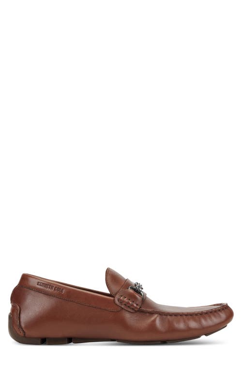 Kenneth Cole New York Theme Bit Moc Toe Driving Loafer In Brown
