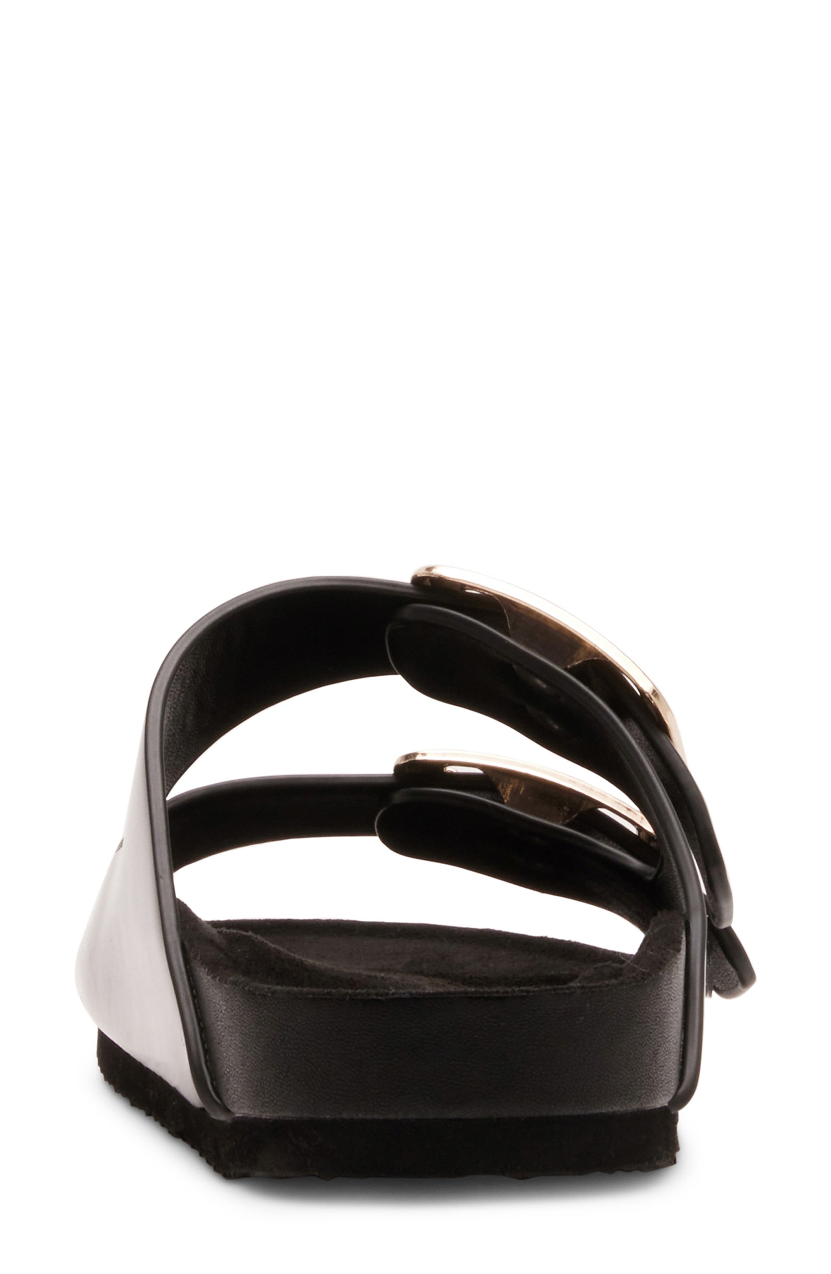 Madden Girl Bodiee Slide Sandal, Alternate, color, Black Patent