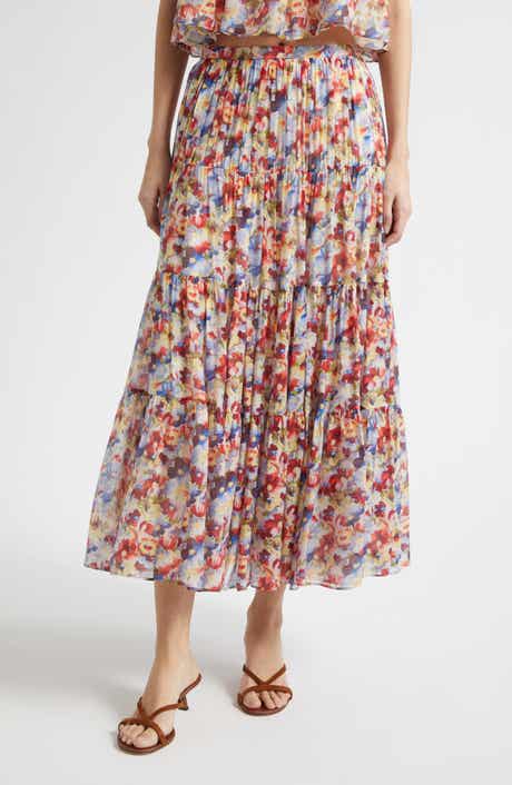 Harper Wildflower Tiered Maxi Skirt