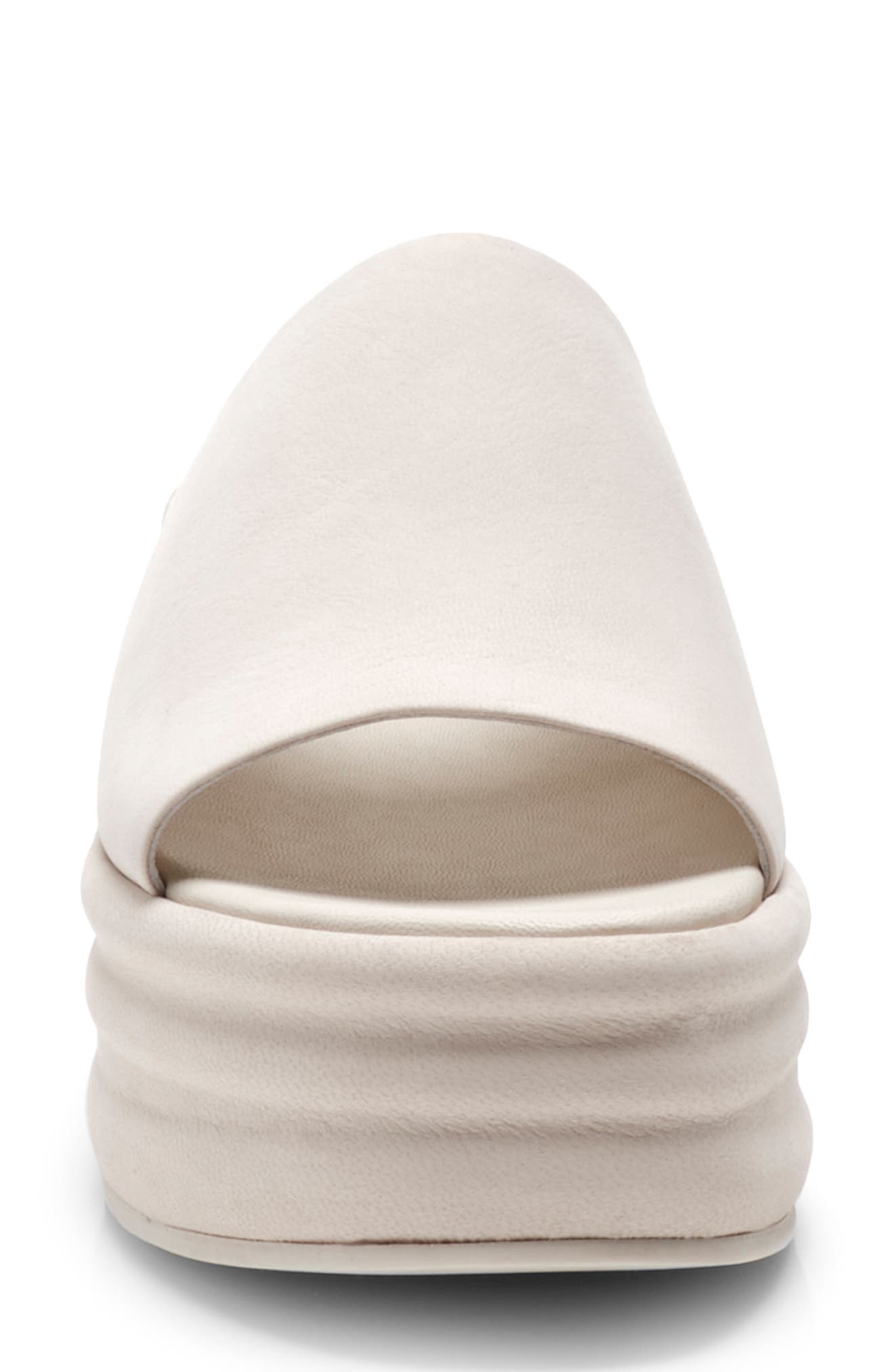 Harbor Platform Sandal, Alternate, color, VANILLA