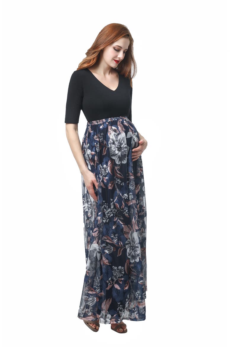 Annabelle Maternity Dress, Alternate, color, MULTICOLORED