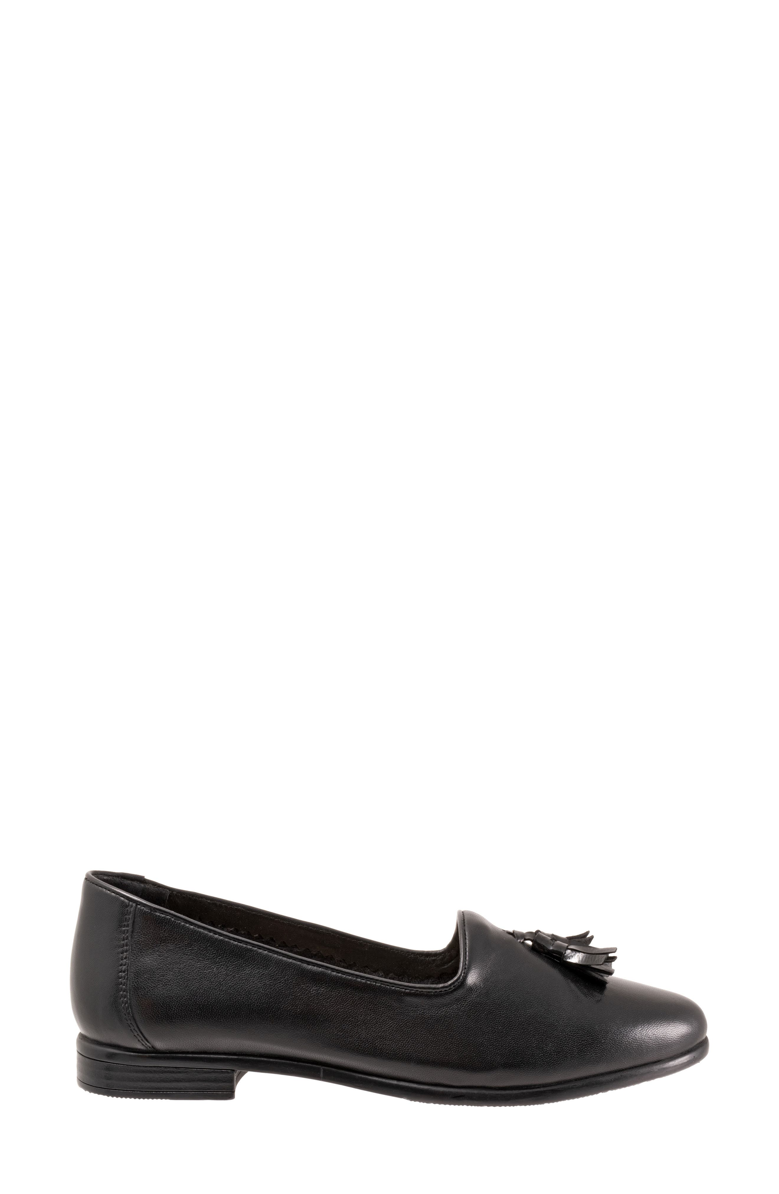 Trotters Liz Tassel Loafer, Alternate, color, Black
