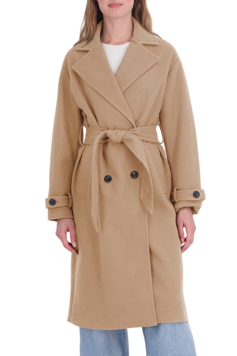 Wool Oversize Trench Coat, Main, color, CAMEL