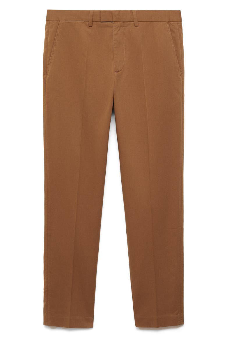 Regular Fit Straight Leg Pants, Main, color, CARAMEL