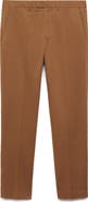 MANGO Regular Fit Straight Leg Pants
