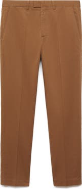 MANGO Regular Fit Straight Leg Pants
