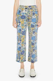 MOTHER The Rambler Print Crop Jeans