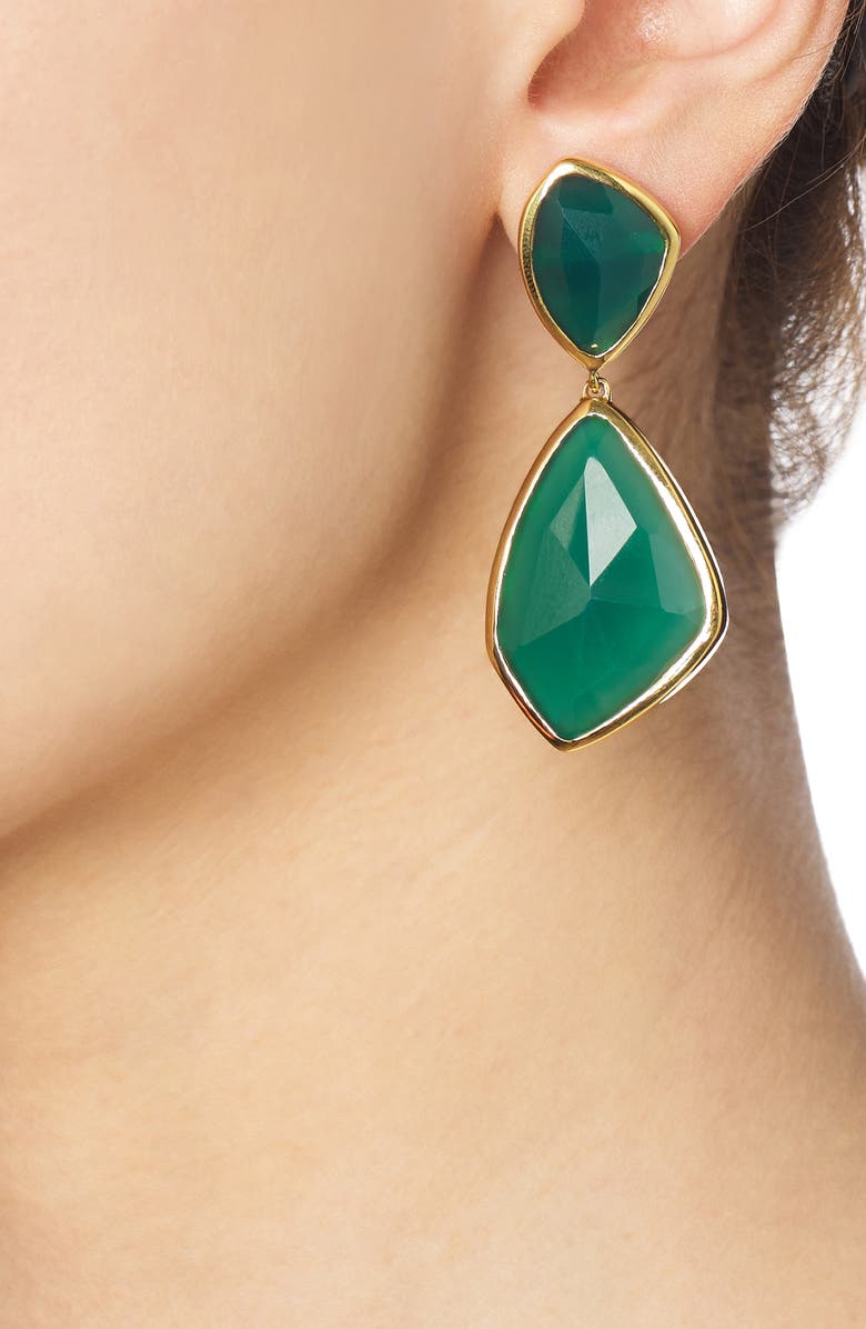 Monica Vinader Siren Cocktail Drop Earrings, Alternate, color, 18Ct Gold On Sterling Silver