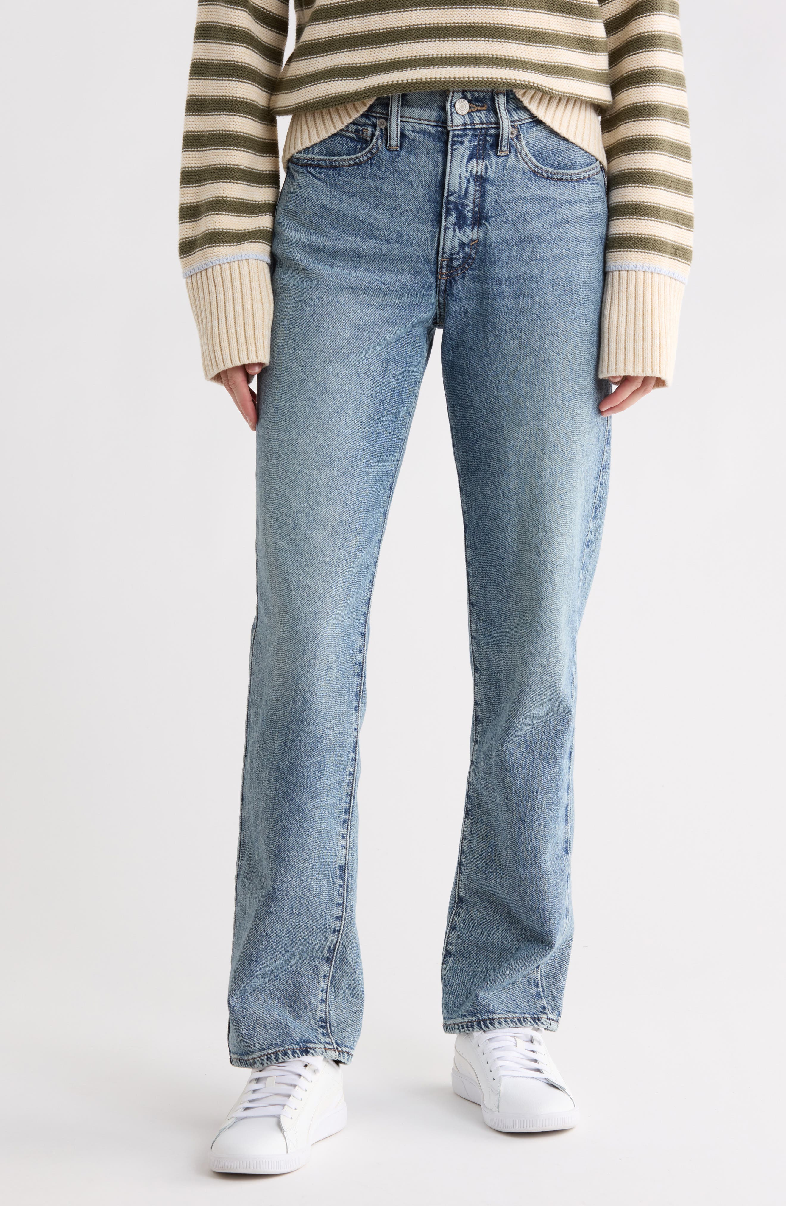 Zoe High Rise Straight Leg Jeans