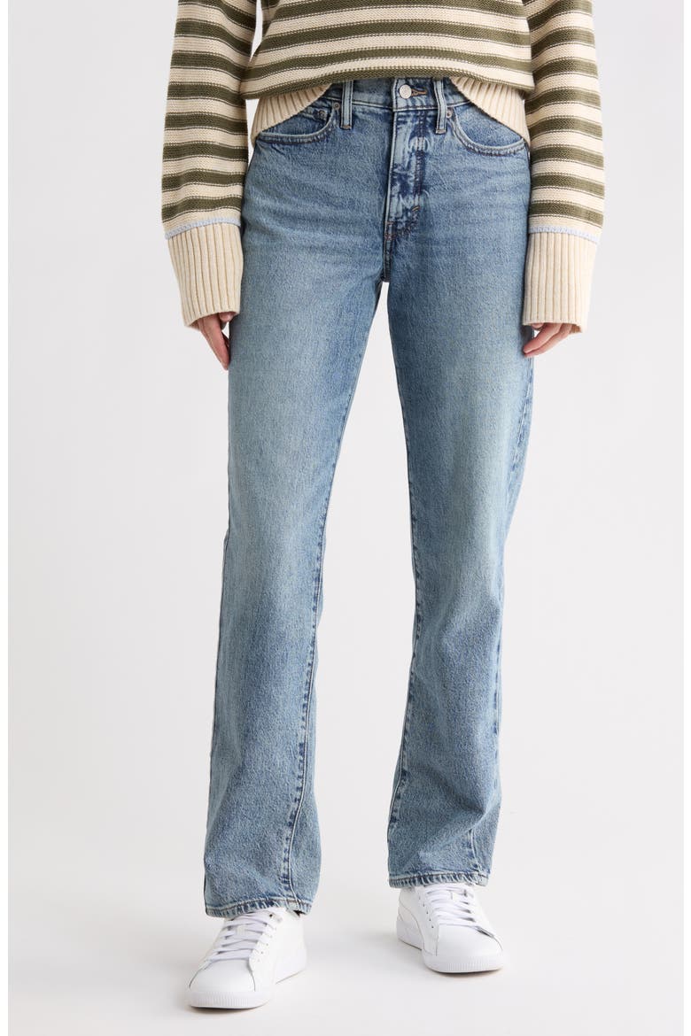 Zoe High Rise Straight Leg Jeans, Main, color, AVONDALE