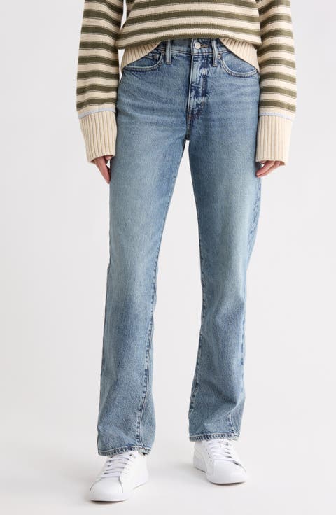 Zoe High Rise Straight Leg Jeans