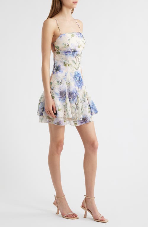 Lulus Bria Sleeveless Chiffon Minidress