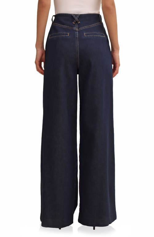 Avec Les Filles Hollywood High Waist Wide Leg Pants