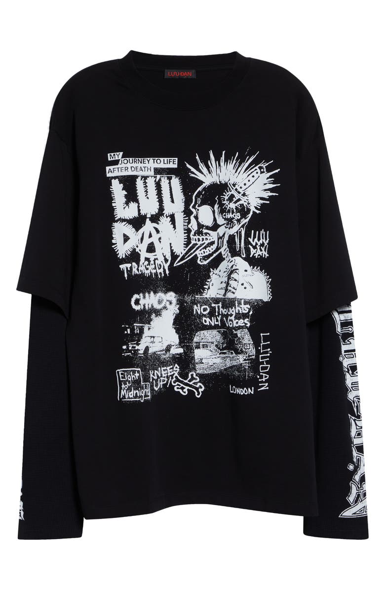 LU'U DAN Double Deck Graphic T-Shirt, Main, color, Punk Flyer