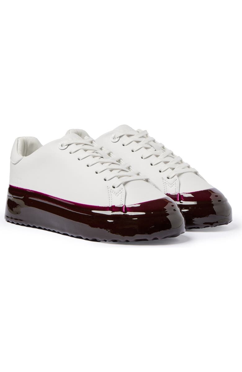 MALLET Grftr Dip Low-Top Platform Trainers, Alternate, color, White Red