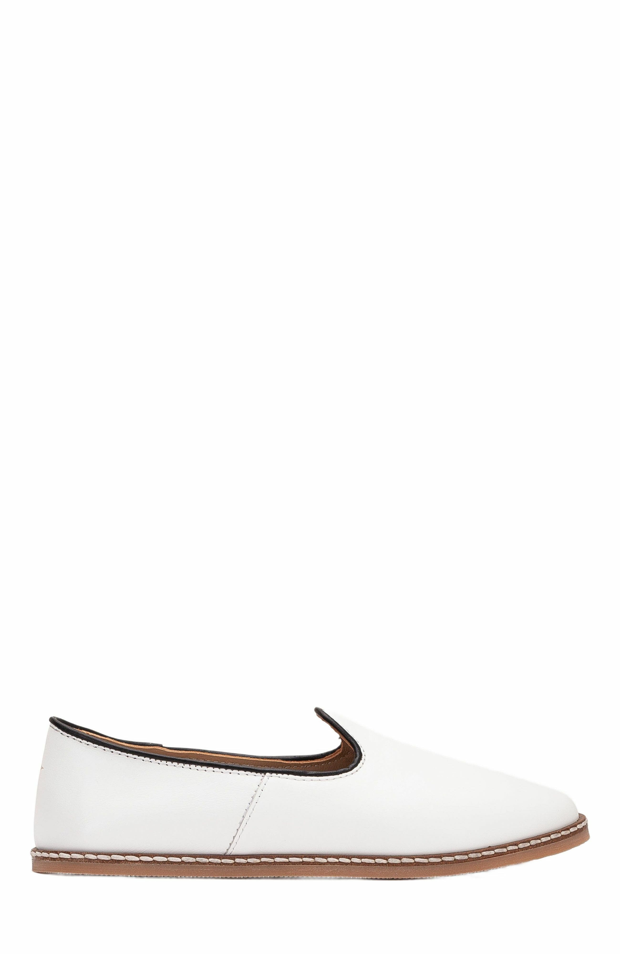 Dalya Leather Slip On Flats - image 4