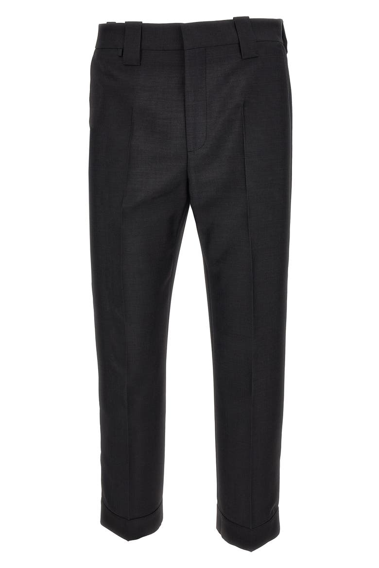Wool & Mohair Dress Pants, Main, color, DARK CHOCOLATE