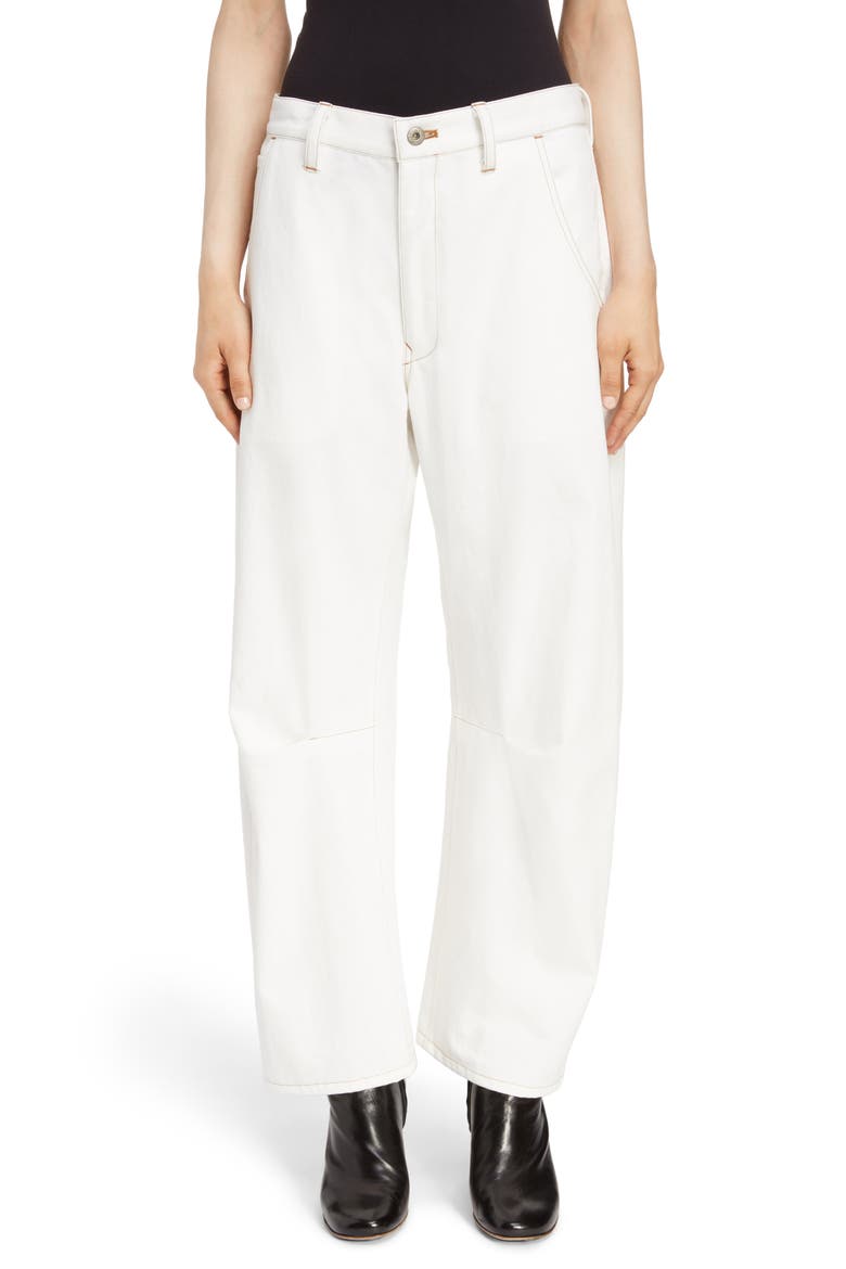Wide Leg Pants, Main, color, WHITE
