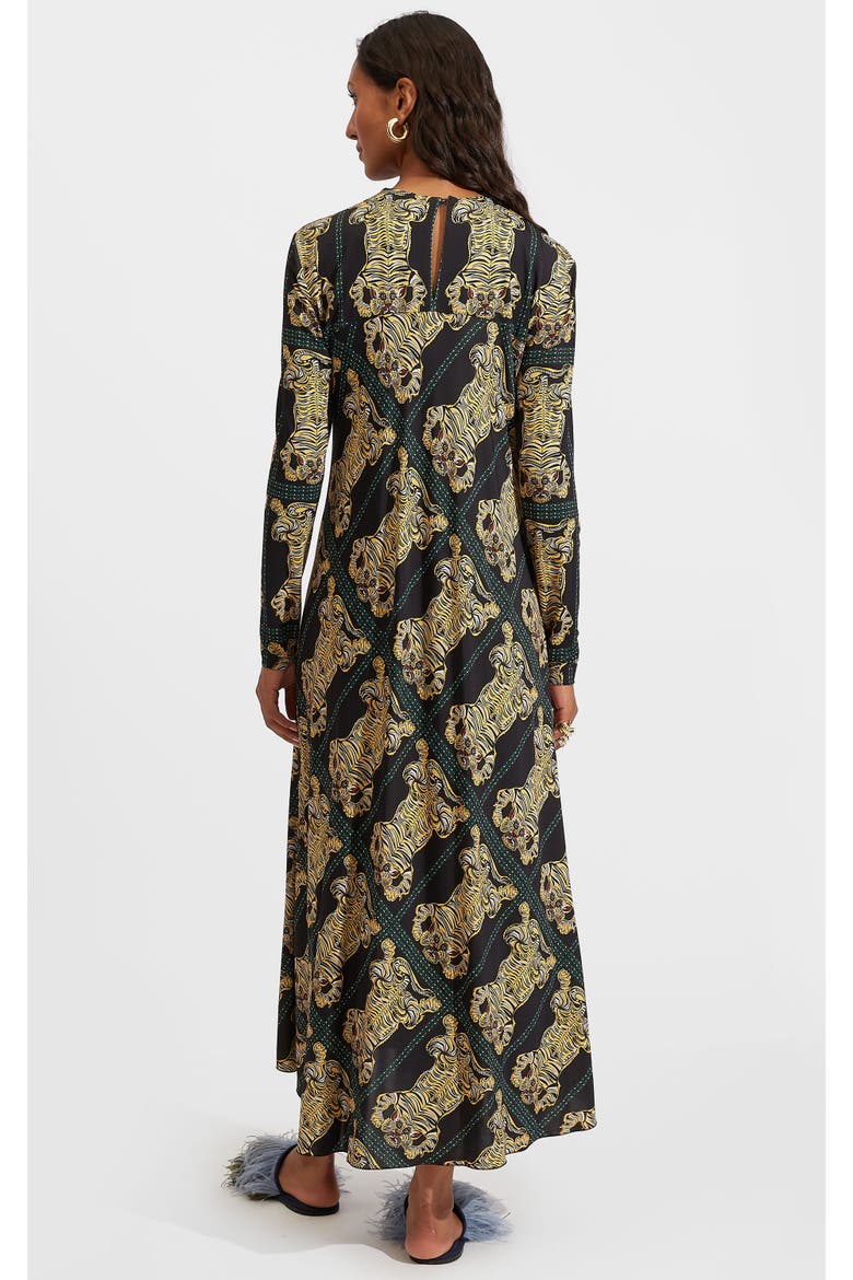Drifter Dress, Alternate, color, Tiger Tiles Black