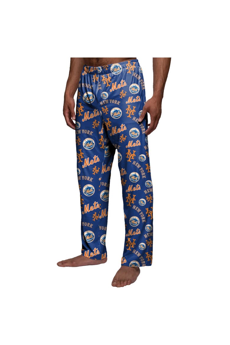 Men's FOCO Royal New York Mets Cooperstown Collection Repeat Pajama Pants, Alternate, color, Royal