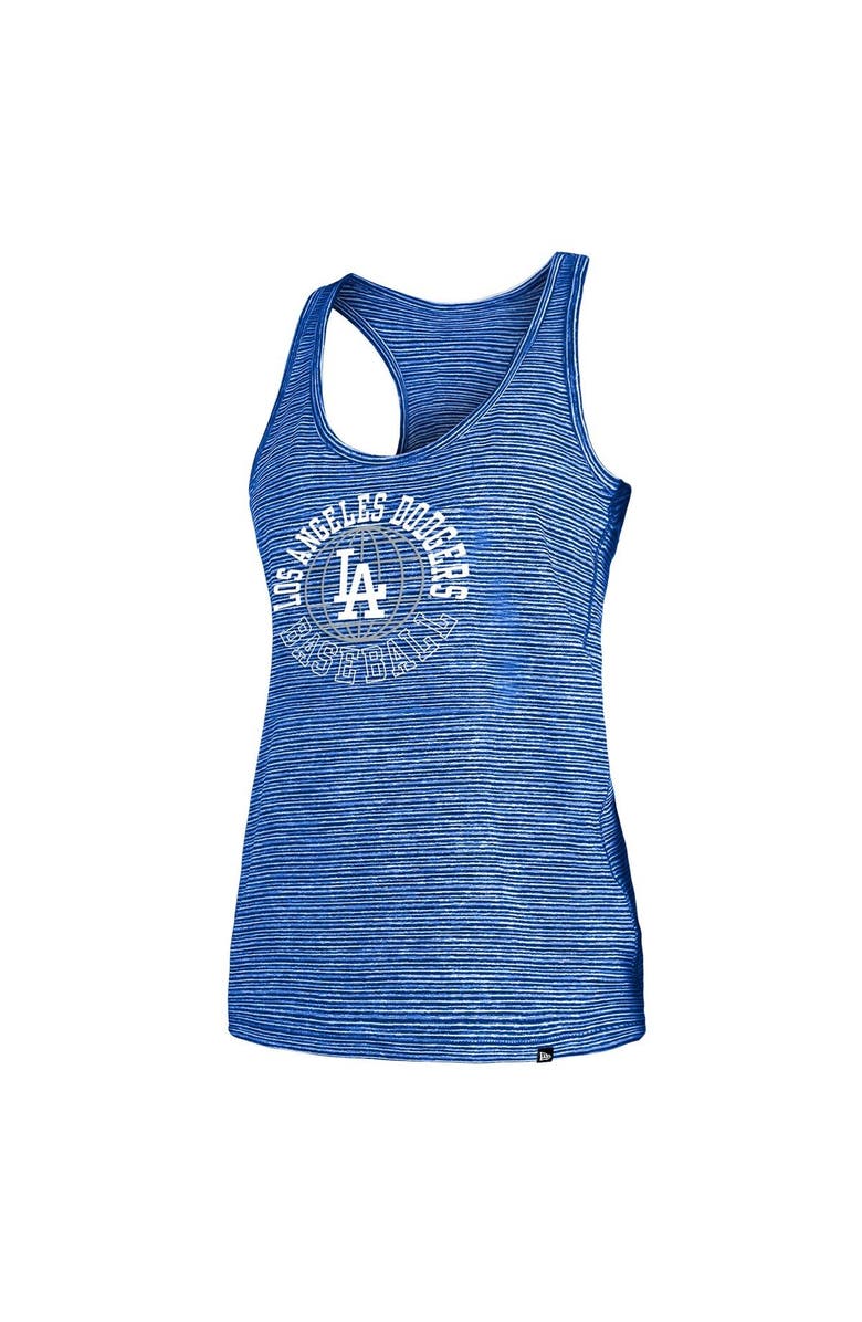 New Era Women's New Era Royal Los Angeles Dodgers Active Racerback Tank Top, Alternate, color, Royal