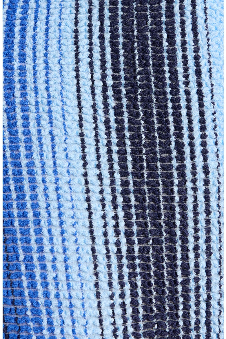 Stripe High Leg Bikini Bottoms, Alternate, color, FEVEN BLUE