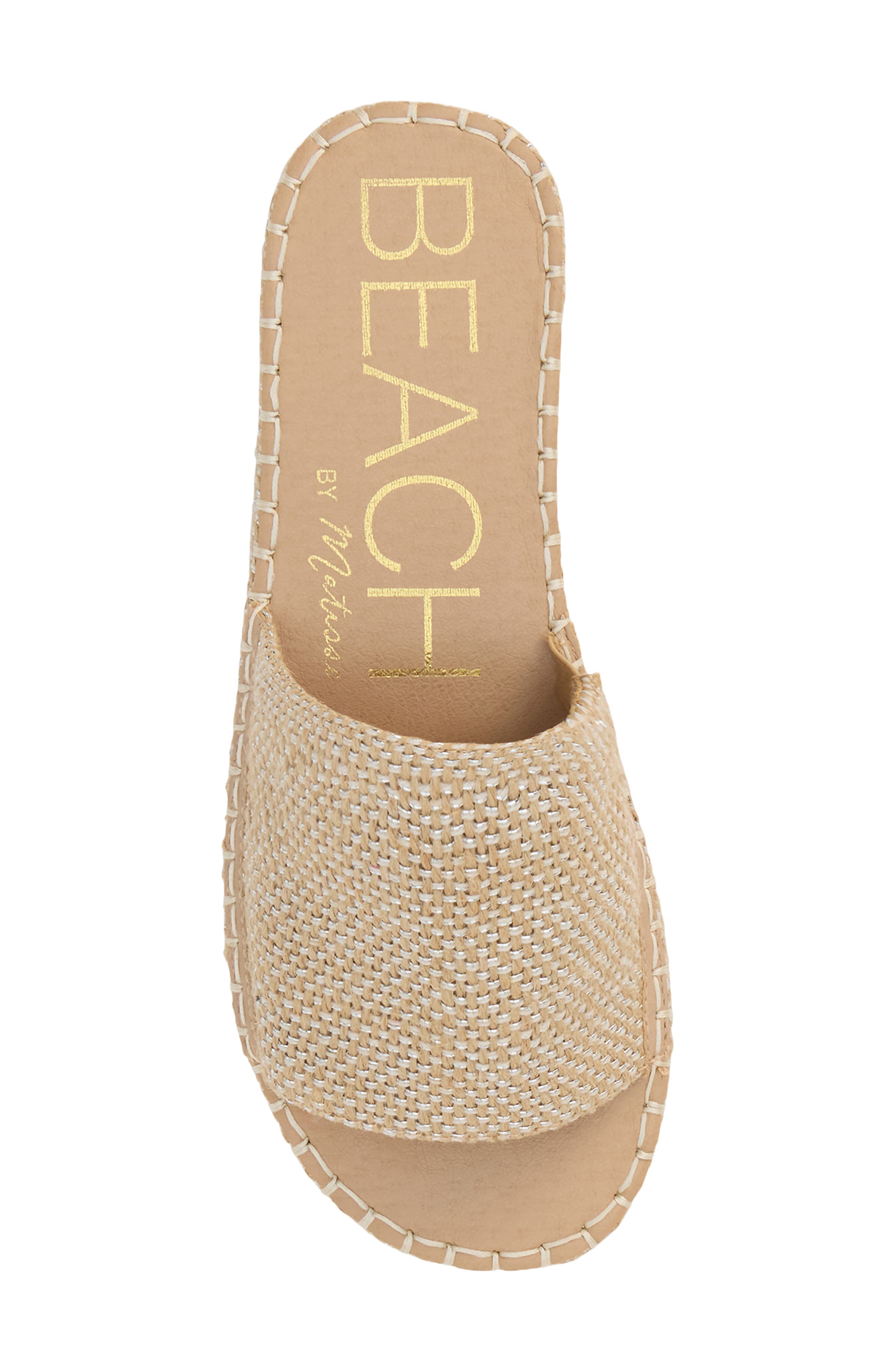 Del Mar Platform Slide Sandal, Alternate, color, GOLD SPECKLE