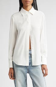 Proenza Schouler Arabella Silk Button-Up Shirt