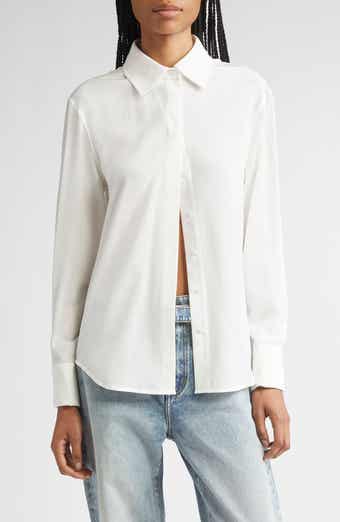 Arabella Silk Button-Up Shirt
