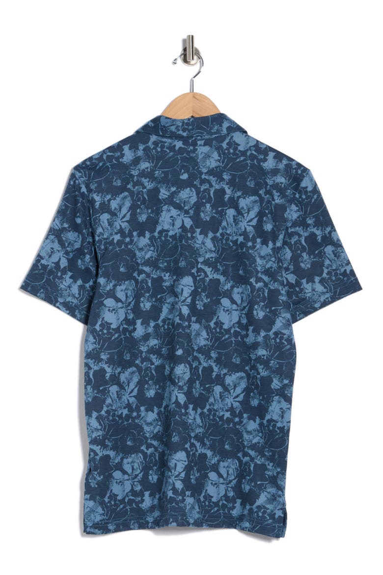 Poolside Paradise Knit Polo, Alternate, color, TOTAL ECLIPSE