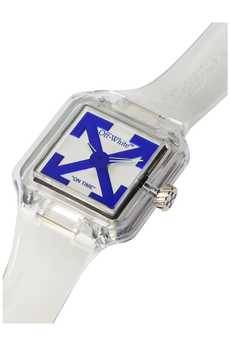 PROTO 01 Quartz Watch, 38mm x 45mm, Alternate, color, TRANSPARENT SYNTHETIC