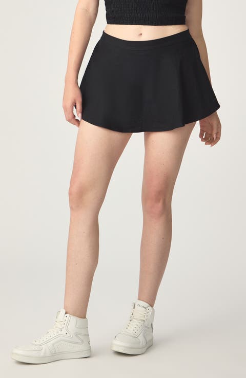 Cotton Blend Skort