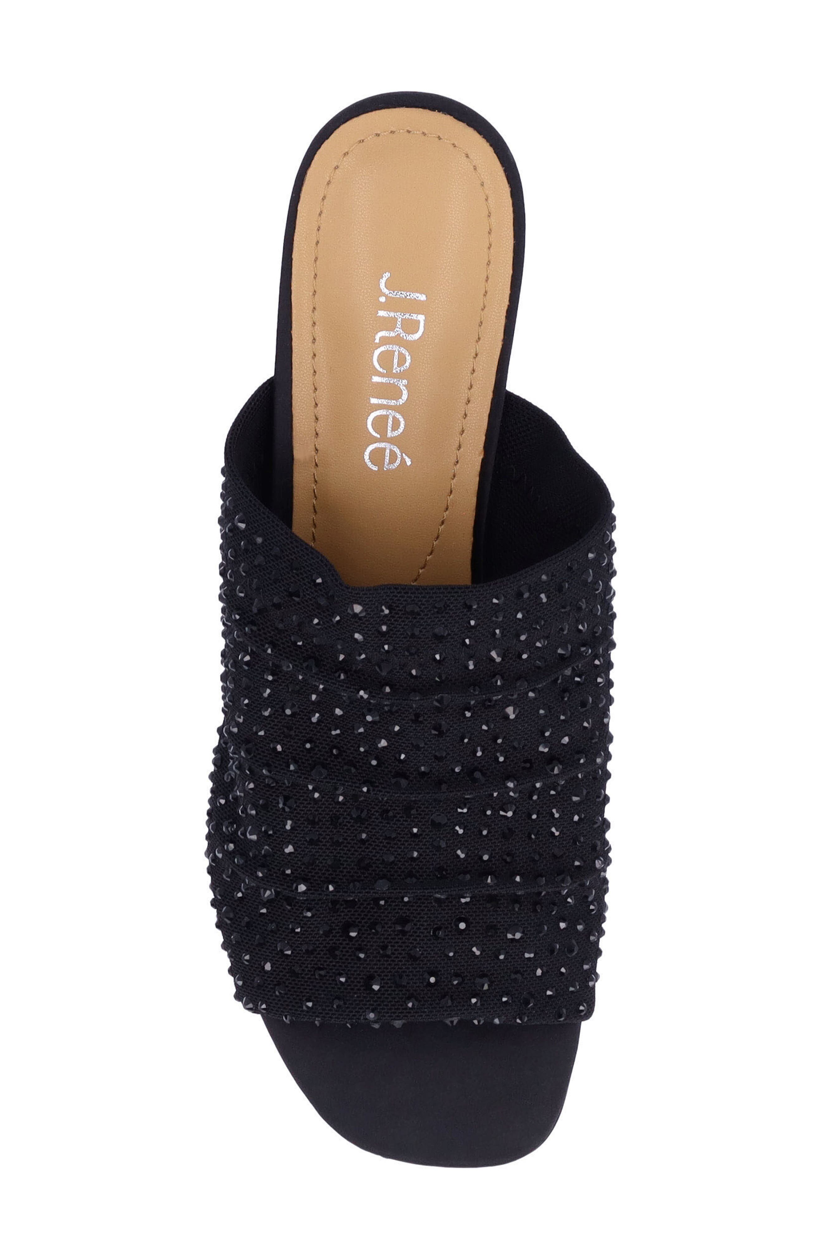 J. Reneé Banan Slide Sandal, Alternate, color, Black