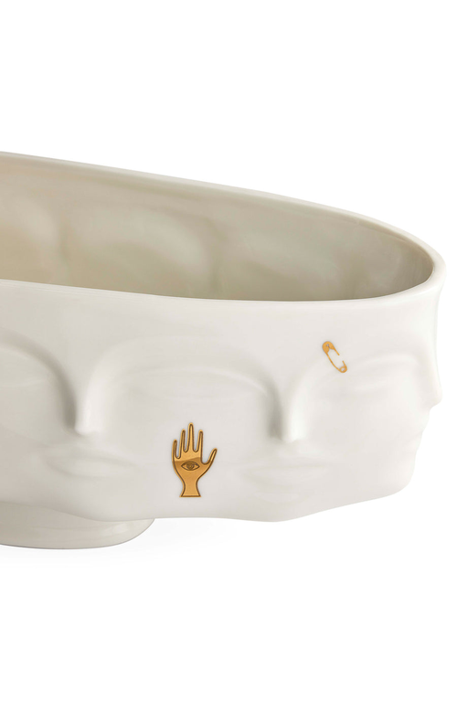 Jonathan Adler Gilded Dora Maar Bowl In White