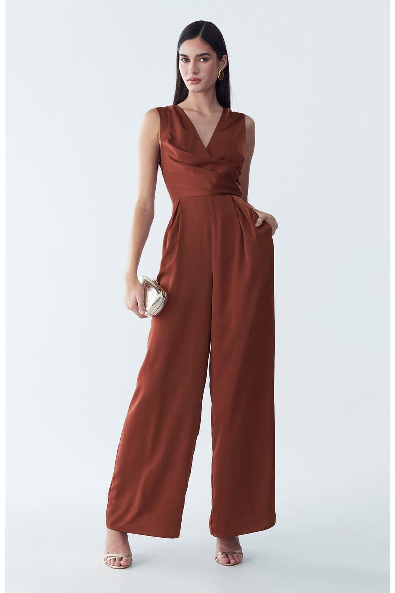 Livleigh Jumpsuit, Alternate, color, Copper