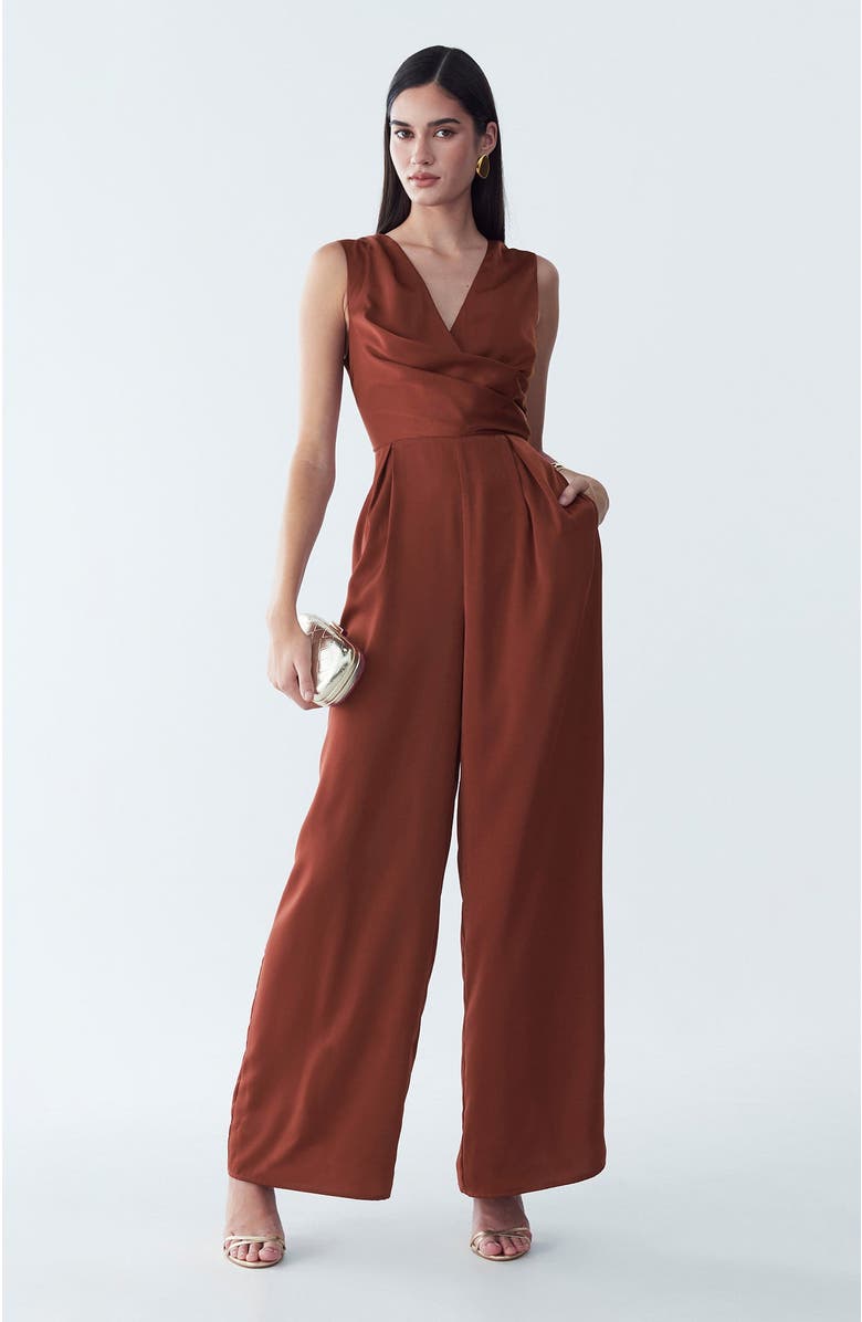 WILLA Livleigh Jumpsuit, Alternate, color, Copper