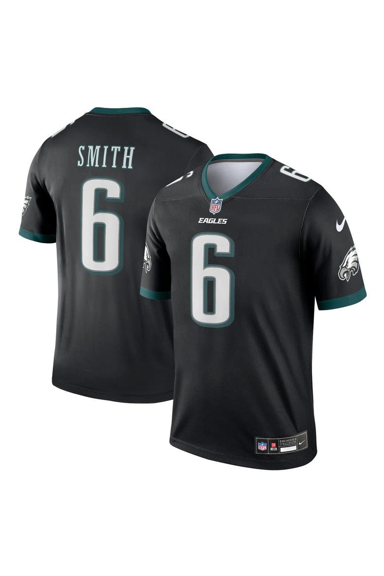 Men's Nike DeVonta Smith Black Philadelphia Eagles Alternate Legend Player Performance Top, Main, color, Black