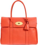 Mulberry Bayswater Grained Leather Satchel