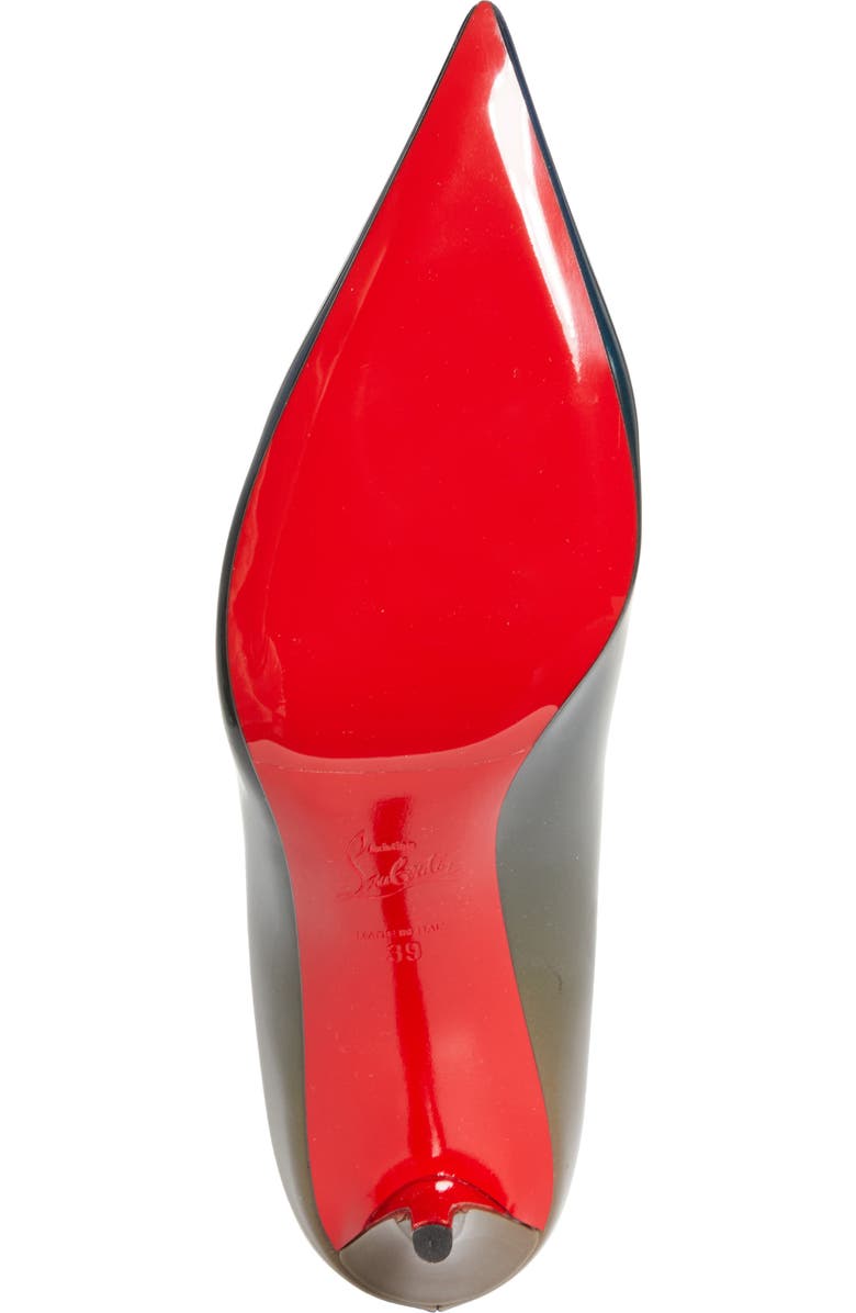 Christian Louboutin Miss Z Pointed Toe Pump, Alternate, color, Last Night/ Bronzo