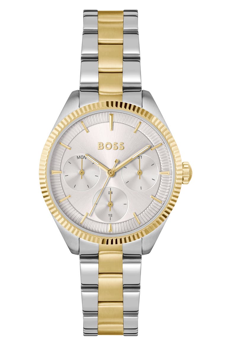 Sage Sport Bracelet Watch, 34mm, Main, color, SILVER WHITE