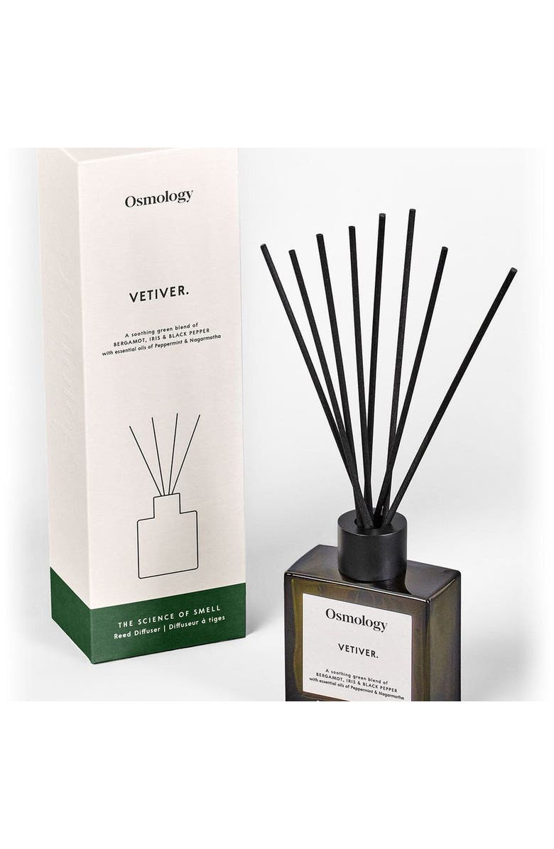 Osmology Vetiver Reed Diffuser, Main, color, Green