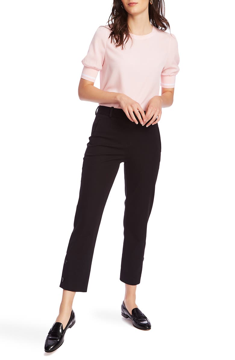 Court & Rowe Button Detail Ankle Pants, Alternate, color, 