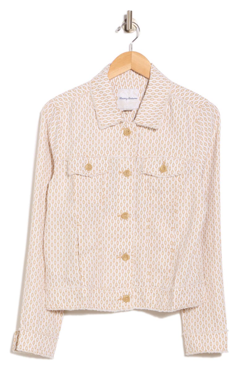Tommy Bahama Geo Print Linen Jacket, Alternate, color,