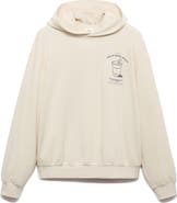 MANGO Graphic Print Hoodie
