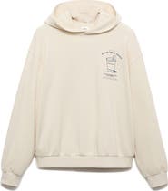 MANGO Graphic Print Hoodie