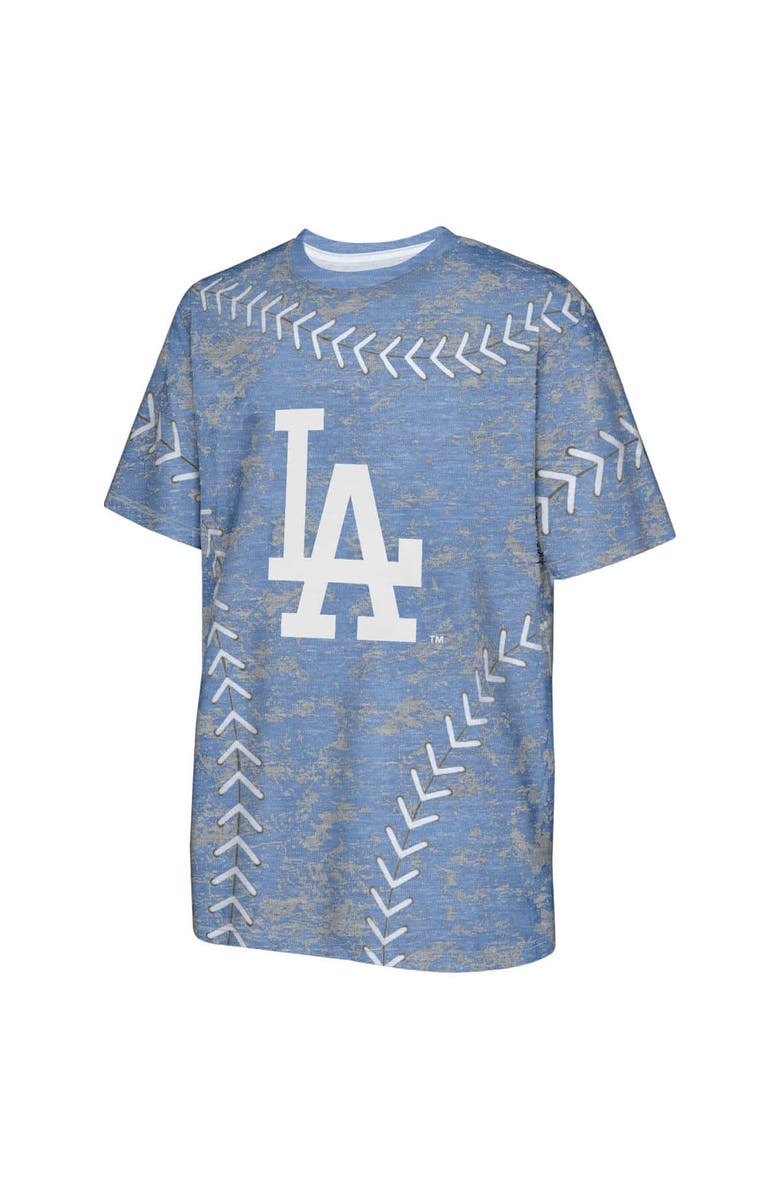 Outerstuff Youth Royal Los Angeles Dodgers Slide Score Bold T-Shirt, Alternate, color, 